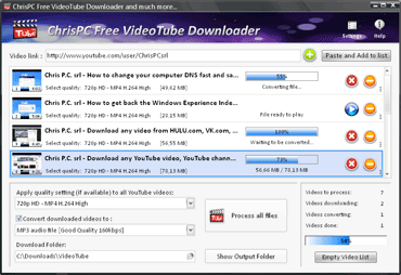 ChrisPC Free VideoTube YouTube Downloader Converter